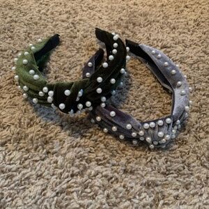 Velvet Pearl Beaded Head bands